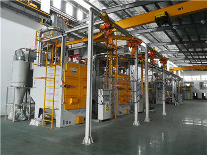 紡績工のハンガーのショット ブラスト機械1200*1600をきれいにする部品を造ること