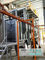 Sa3.0ガス管のポーランド語のための掛かるチェーン懸垂線状のショット ブラスト機械